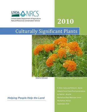 portada Culturally Significant Plants (en Inglés)