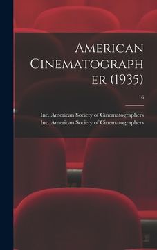 portada American Cinematographer (1935); 16 (en Inglés)