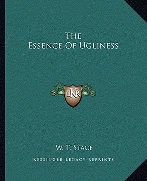 portada the essence of ugliness (in English)