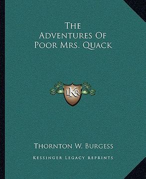 portada the adventures of poor mrs. quack (in English)