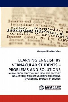 portada learning english by vernacular students - problems and solutions