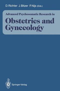 portada advanced psychosomatic research in obstetrics and gynecology (en Inglés)