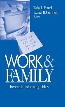 portada work and family: research informing policy