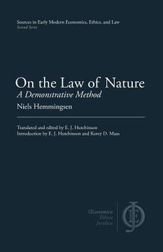 portada On the Law of Nature: A Demonstrative Method (en Inglés)