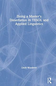 portada Doing a Master's Dissertation in Tesol and Applied Linguistics (in English)