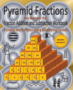 portada pyramid fractions -- fraction addition and subtraction workbook (en Inglés)