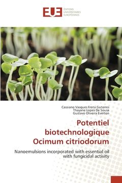 portada Potentiel biotechnologique Ocimum citriodorum (en Francés)