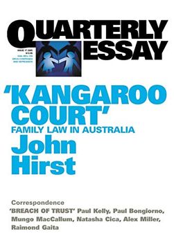 portada Kangaroo Court: Quarterly Essay 17 (Quarterly Essay; Issue 17) (en Inglés)