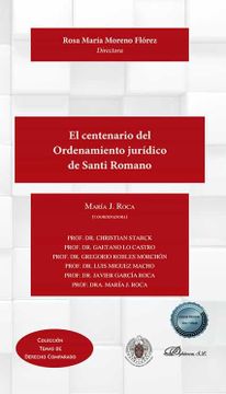 portada El Centenario del Ordenamiento Juridico de Santi Romano