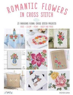 portada Romantic Flowers in Cross Stitch (in English)