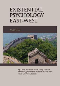 portada Existential Psychology East-West (Volume 2) (in English)