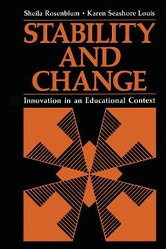 portada Stability and Change: Innovation in an Educational Context (en Inglés)