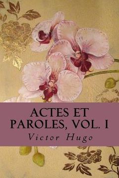 portada Actes et Paroles, vol. I (en Francés)