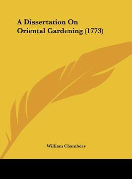 portada a dissertation on oriental gardening (1773)