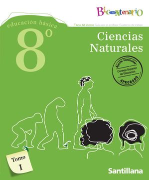 portada Ciencias Naturales 8 Básico Bicentenario (Tomo I Y Tomo II + Cuaderno De Trabajo + TEAS Naturaleza 8)