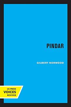 portada Pindar: 19 (Sather Classical Lectures) (in English)