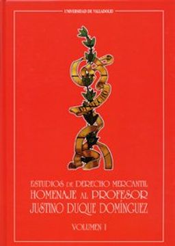 portada Estudios de Derecho Mercantil. Homenaje Al Profesor Justino Duque Dominguez  (2 Vols.)