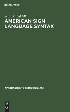 portada American Sign Language Syntax (in English)