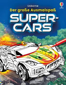 portada Der Große Ausmalspaß: Supercars (en Alemán)