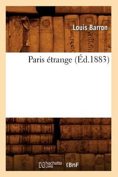 portada Paris Étrange (Éd.1883) (en Francés)