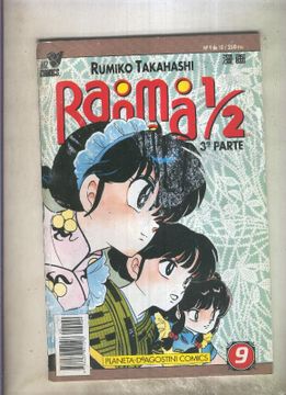 portada Ranma 1/2 Volumen 3 Numero 09 ( Numerado 1 en Interior Cubierta)
