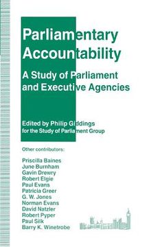 portada Parliamentary Accountability: A Study of Parliament and Executive Agencies (en Inglés)