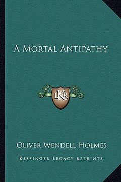 portada a mortal antipathy (en Inglés)