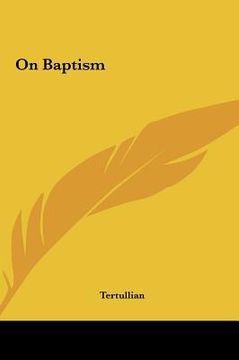 portada on baptism (in English)