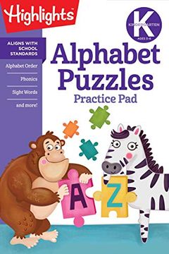 portada Kindergarten Alphabet Puzzles (Highlights(Tm) Learn on the go Practice Pads) 