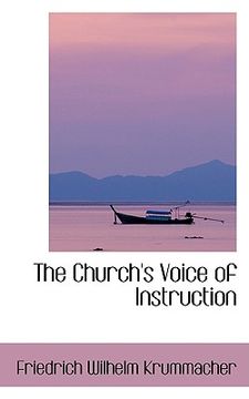 portada the church's voice of instruction (en Inglés)