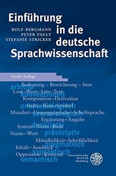 portada Einführung in die Deutsche Sprachwissenschaft (en Alemán)