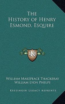 portada the history of henry esmond, esquire