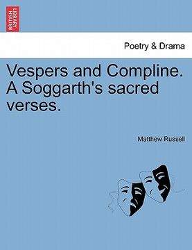 portada vespers and compline. a soggarth's sacred verses. (en Inglés)