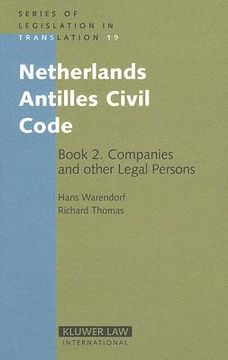 portada netherlands antilles civil code: book 2: companies and other legal persons (en Inglés)