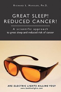 portada great sleep! reduced cancer! (en Inglés)