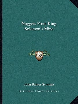 portada nuggets from king solomon's mine (in English)