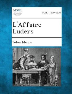 portada L'Affaire Luders (en Francés)