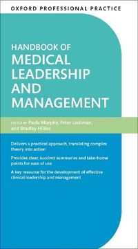 portada Handbook of Medical Leadership and Management (Oxford Professional Practice) 
