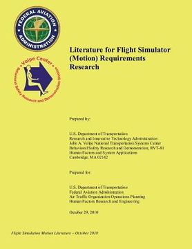 portada Literature for Flight Simulator (Motion) Requirements Research (en Inglés)