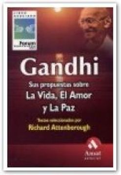 portada gandhi - propuestas, vida, amor (in Spanish)