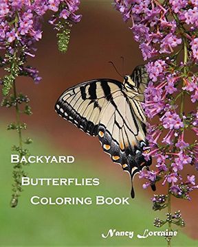 portada Backyard Butterflies Coloring Book