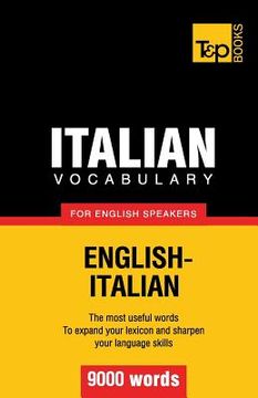 portada Italian vocabulary for English speakers - 9000 words (en Inglés)