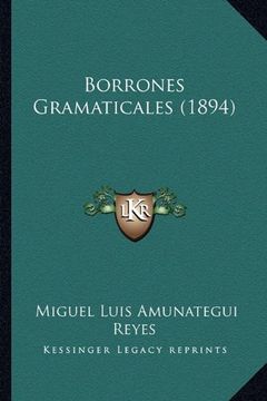 portada Borrones Gramaticales (1894) (in Spanish)