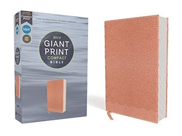 portada Nirv, Giant Print Compact Bible, Leathersoft, Peach, Comfort Print (in English)