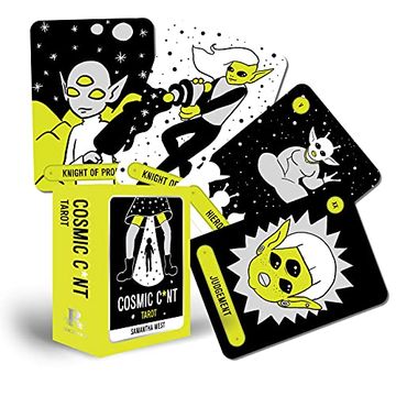 portada Cosmic C*Nt Tarot: 78 Cards and 112-Page Book (en Inglés)