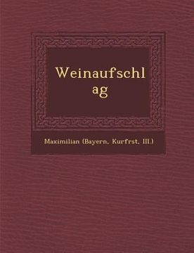portada Weinaufschlag (en Alemán)