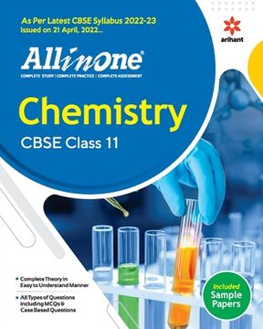 portada CBSE All In One Chemistry Class 11 2022-23 Edition (As per latest CBSE Syllabus issued on 21 April 2022) (en Inglés)