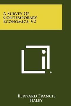 portada a survey of contemporary economics, v2 (en Inglés)