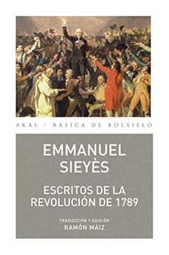 portada Escritos de la Revolución de 1789: 352 (Básica de Bolsillo) (in Spanish)
