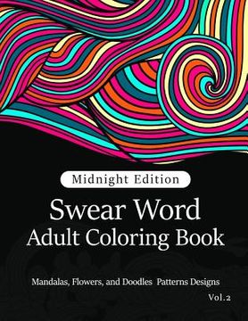 portada Swear Word Adult Coloring Book Vol.2: Mandala Flowers and Doodle Pattern Design